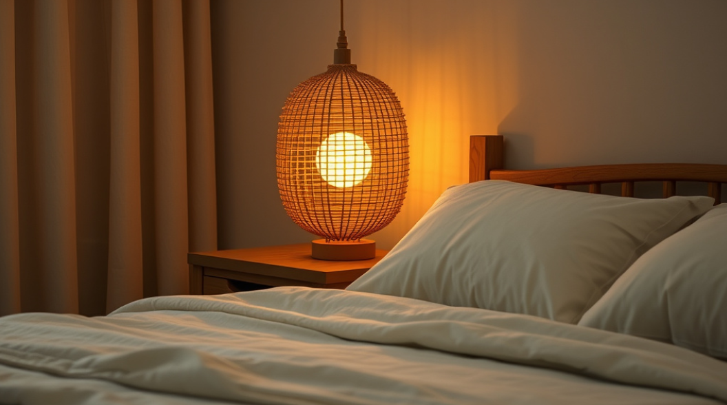 Đèn ngủ mây tre sản phẩm từ tự nhiên bảo vệ sức khỏe của bạn Đèn ngủ mây tre sản phẩm từ tự nhiên bảo vệ sức khỏe của bạn