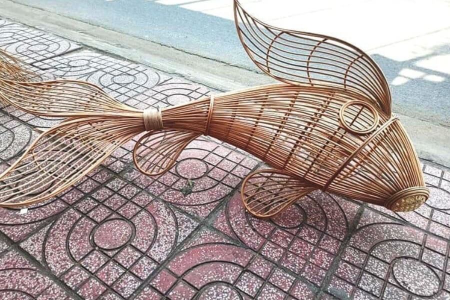 Làm Lồng Đèn Con Cá Bằng Tre