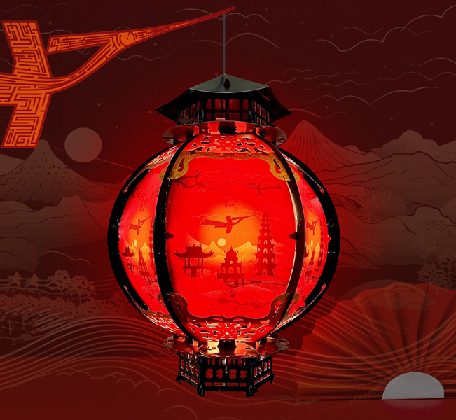 Lồng Đèn Treo Tết