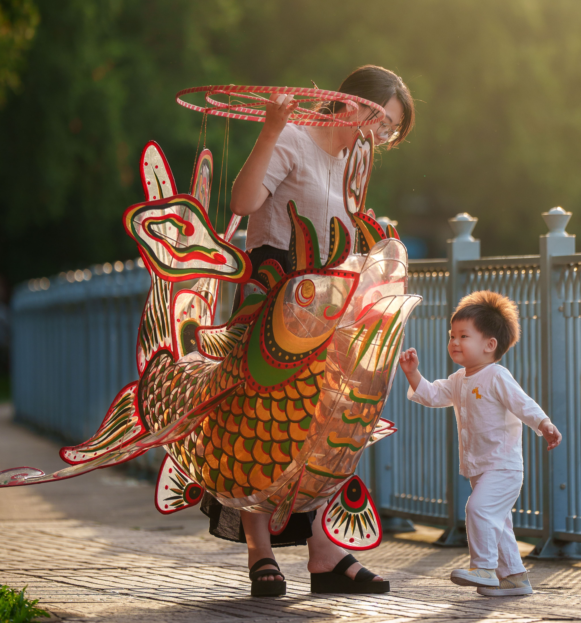 Lồng Đèn Trung Thu Bằng Tre
